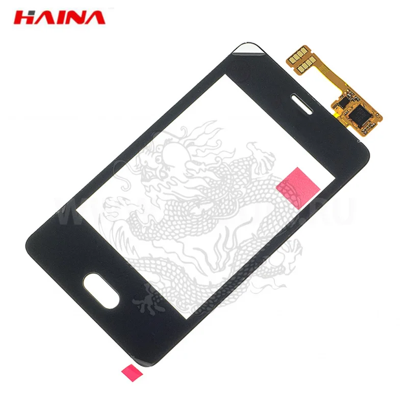 Сенсорный экран дигитайзер для Nokia 501/501 двойной сенсорный Panle передняя стеклянная