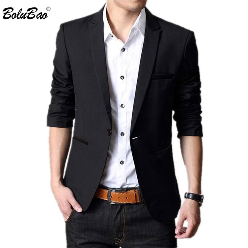 

BOLUBAO New Brand Men's Suit 2019 Spring Autumn Male England Suit Dress Slim Fit Wedding Tuxedo Formal Blazers Clothes Men