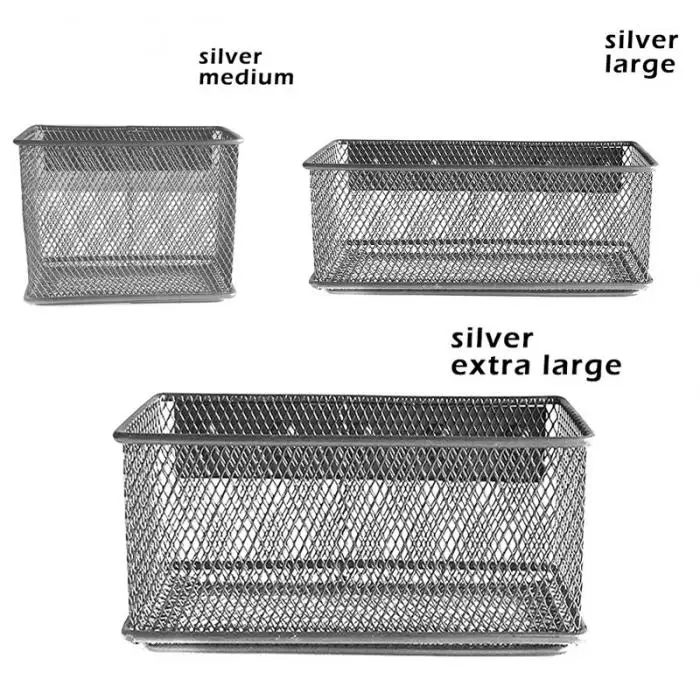 Металлическая проволочная сетка Магнитная корзина для хранения лоток стол Caddy органайзер для хранения WXV распродажа