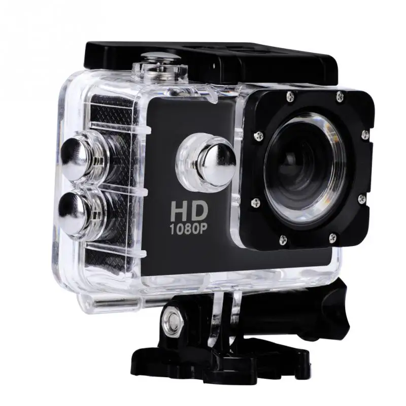 

Outdoor Waterproof Sports HD 1080P High Definition Camera DV Camcorder with Waterproof Housing Case and Back Clip