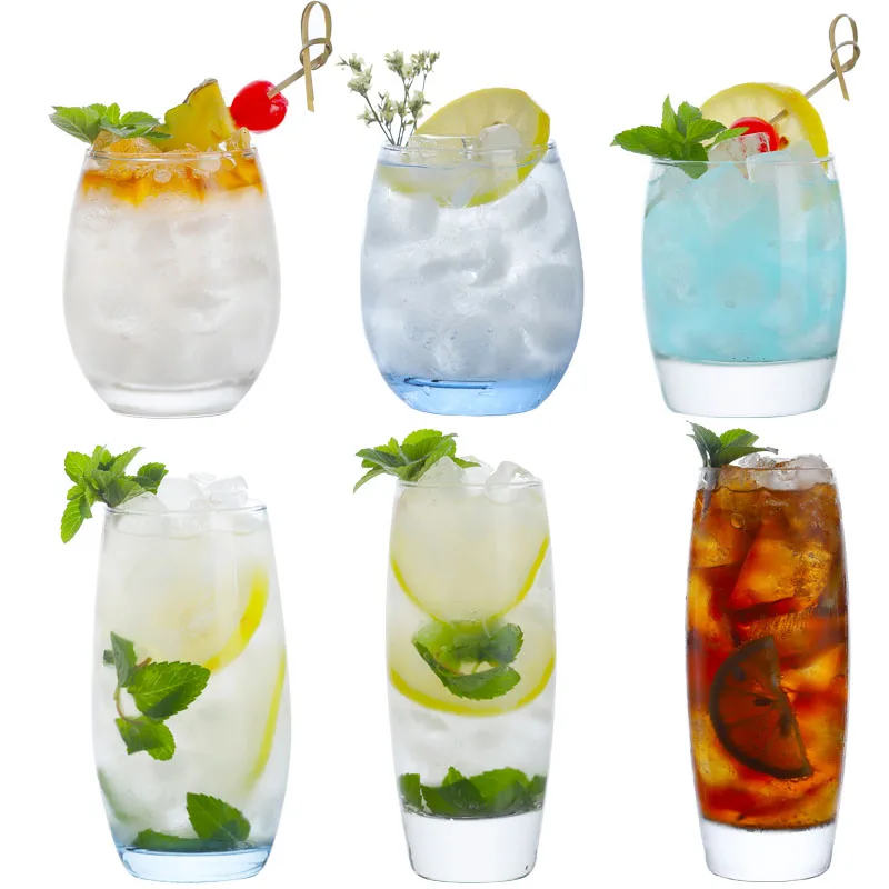

Lead Free Crystal Highball Glass Barware Collins Tumbler Drinking Glasses For Water, Juice, Beer, And Cocktail