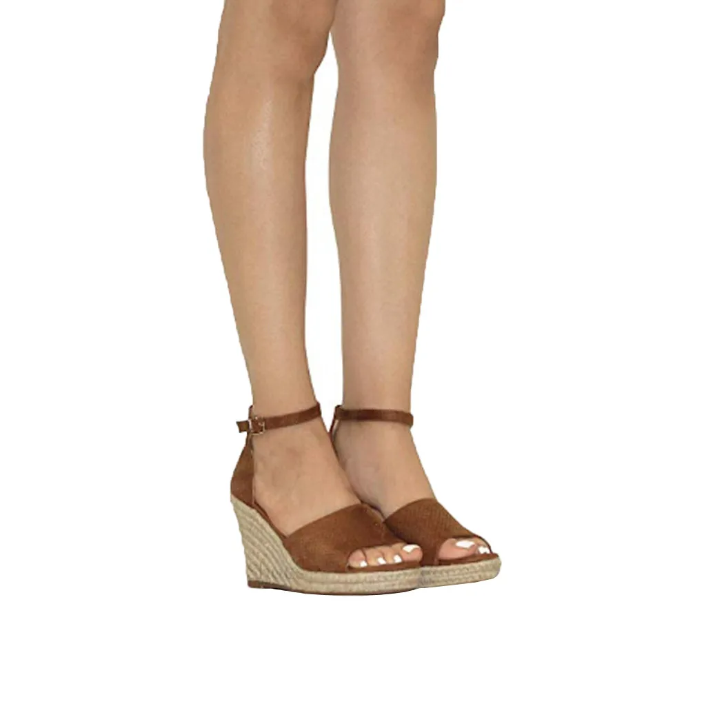 

YOUYEDIAN 2019 womens wedges shoes womens wedges shoes peep toe gladiator sandals women genuine leather 2019#g4
