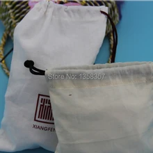 100 шт./лот небольшой хлопок мешок ювелирных изделий хлопок подарок мешок хлопка drawstring сумка Ipad Air мешок ювелирных изделий