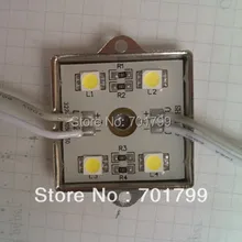 Теплый белый 5050 SMD светодиодный модуль, металлический корпус; DC12V, 20 шт струны