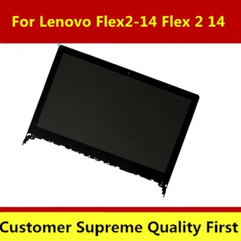

Touch Glass Digitizer + LCD Display Assembly + Bezel For Lenovo Flex 2 14 20404 Flex 2 14D 20376