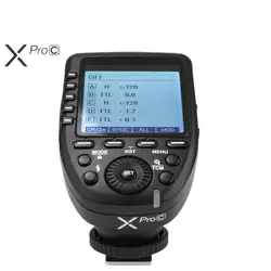 Godox XPro-C 2.4g беспроводное устройство X-system E-TTL II Вспышка HSS триггер передатчик ЖК-экран для Canon DSLR камеры