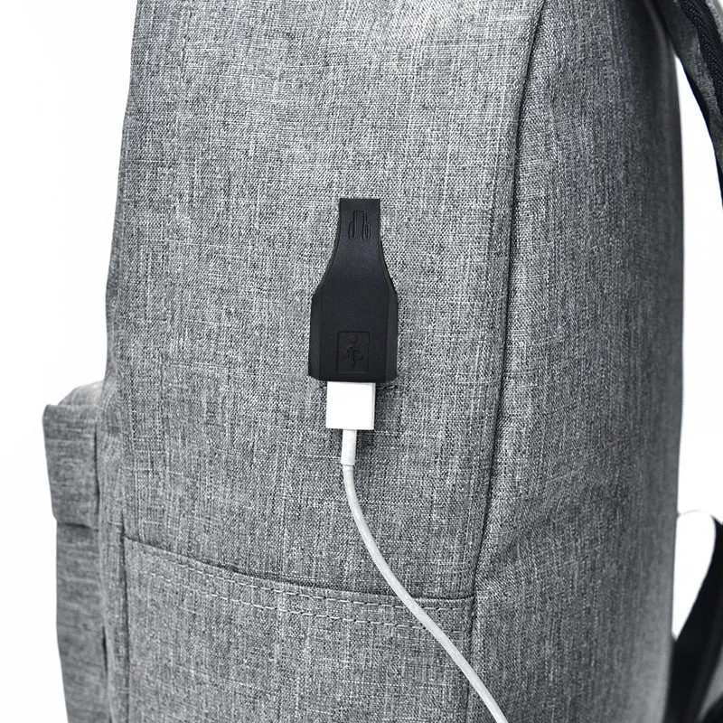 Комплект из 2 предметов женский рюкзак с usb зарядкой для женщин школьный