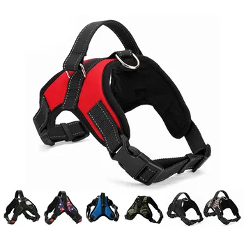 

Dog Harness for Medium Big Large Dogs, Breathable Safty Security Pulling Vest, Luxury Dog Collar Leads Leashes Product