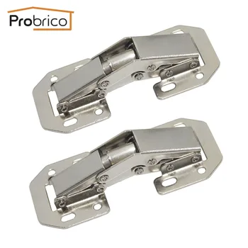 

Probrico 4 Pair Kitchen Cabinet 90 Degree Bridge Shape Hinges Iron CHB405GA Furniture Concealed Cupboard Door Hinge Free Opening