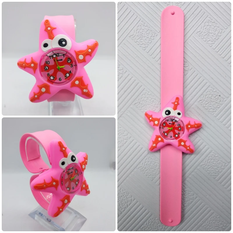 Five-pointed starfish Boy Watch for Kids Baby Toy Girl Watch for Children Clock Child Quartz Wristwatches Montre pour enfants