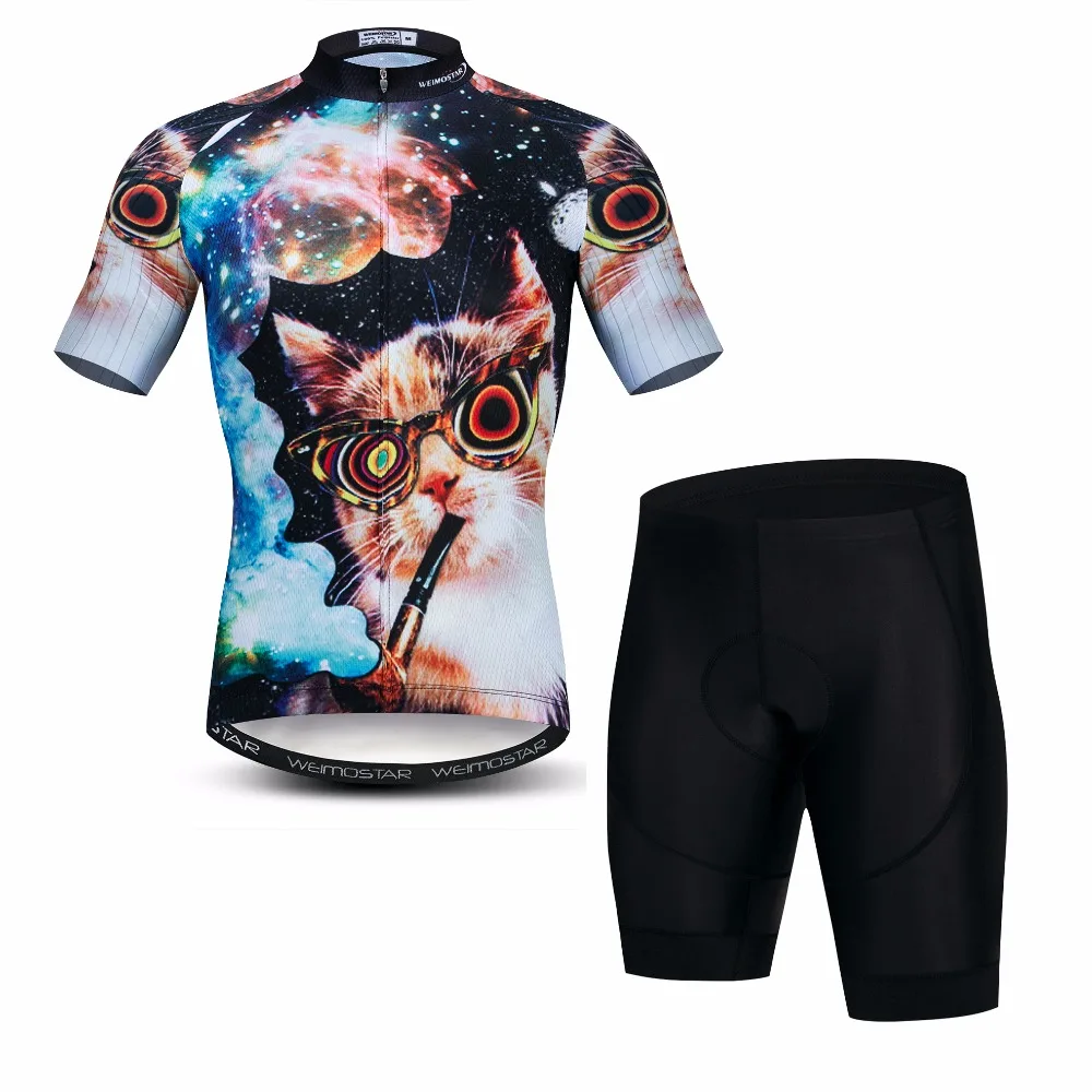 Cats 3D 2019 Bike Jersey shorts set Mens Cycling jersey Ropa Ciclismo