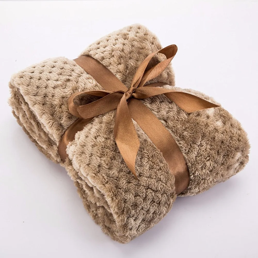 brown and green towels