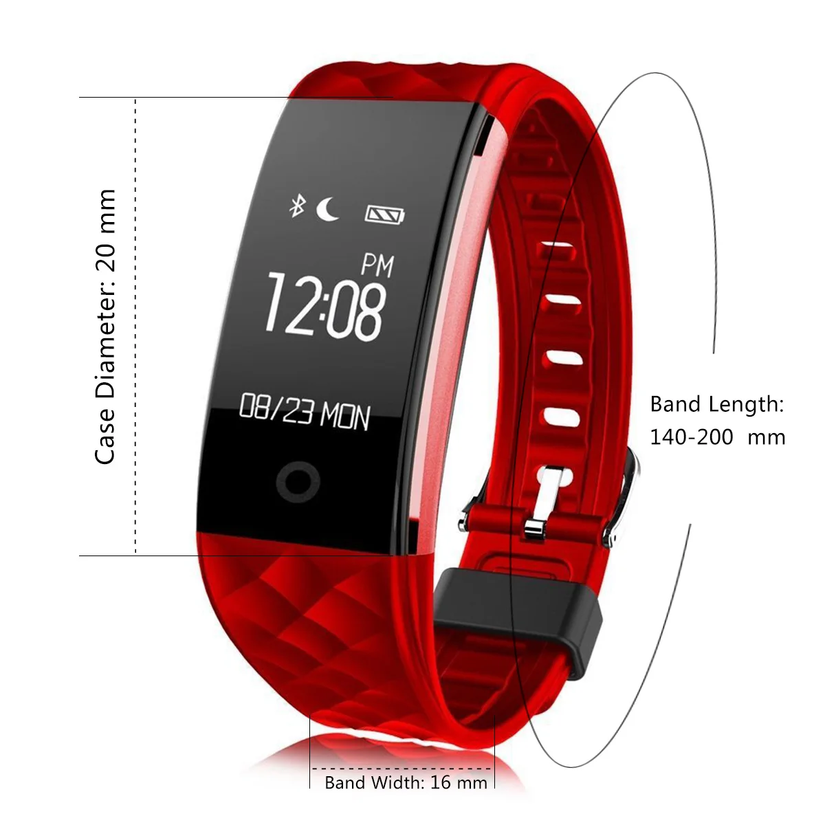 Bluetooth Digital Watches Men Women Heart Rate GPS Sport Track LED Watches Fitness Pedometer Smart Watch Bracelet Military Clock
