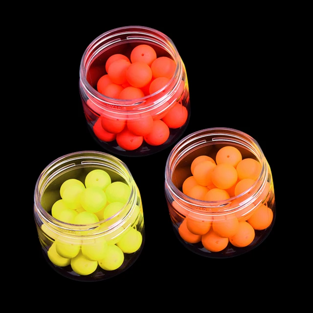New 30pcs Fishing Float Balls Bottled EPS Foam Buoyancy Ball Float Gear