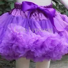 Фиолетовые Пышные юбки-американки для девочек юбка-пачка юбка для девочек юбка для танцев пышная и Мягкая юбка-американка для девочек