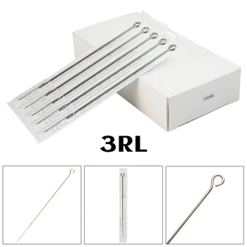 

20pcs Tattoo Needles 3RL Assorted Sterilized Round Line Tattoo Machine Needles Stick and Poke Needles Tattoo Gun Supplies