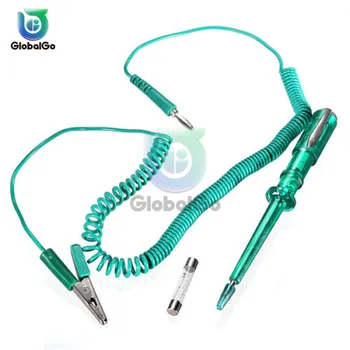 

DC 6V12V 24V Auto Car Electrical Circuit Voltage Tester Test Pen with Alligator Clip Wire Truck Motorcycle Car Fuse Detector