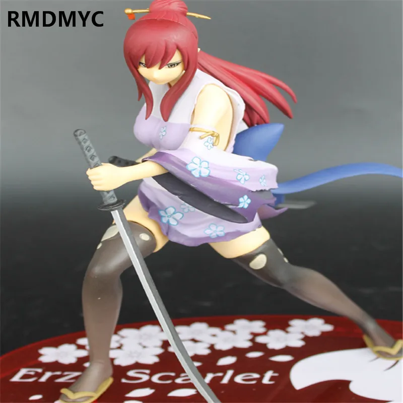 

RMDMYC Fairy Tail Erza 1/7 Scale Painted PVC Action Figure Toys Super Cute Cartoon Beauty Girl Erza Collectible Doll Toys Gift
