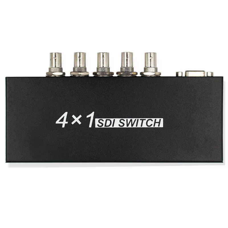 SDI 4x1 Switch 4 Channels SDI Signal to 1 SDI Signal Channel Support Full-HD SDI Signal Input and Output Free Shipping
