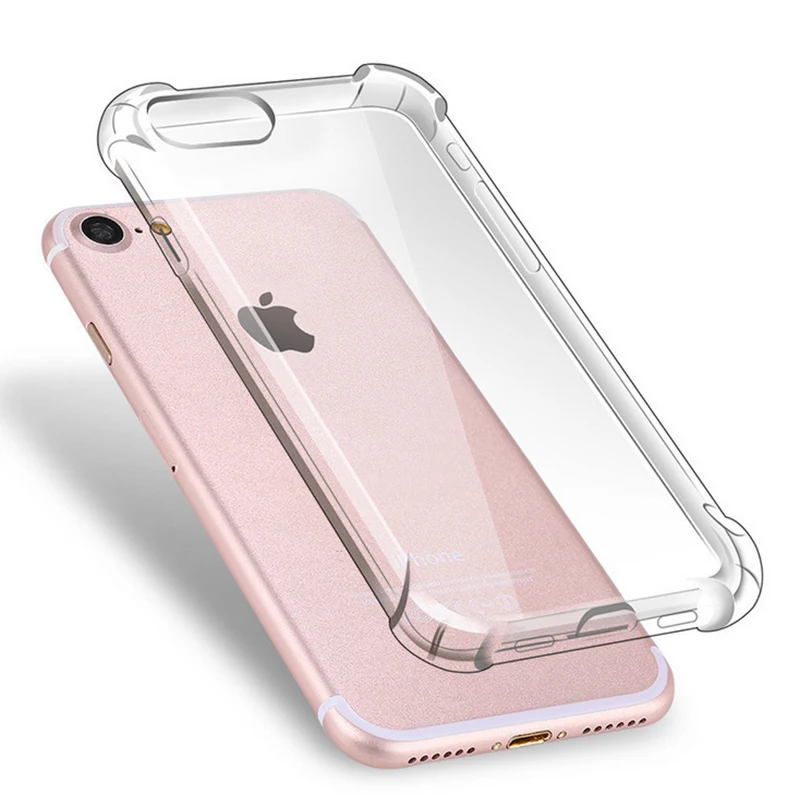 Anti Knock Air Cushion Clear Transparent Thick Soft TPU