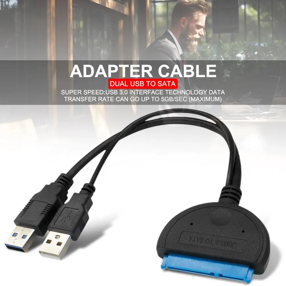 USB 3 0 на Sata Кабель адаптер Внешний для жесткого диска 2 5 дюйма диск HDD кабель SSD