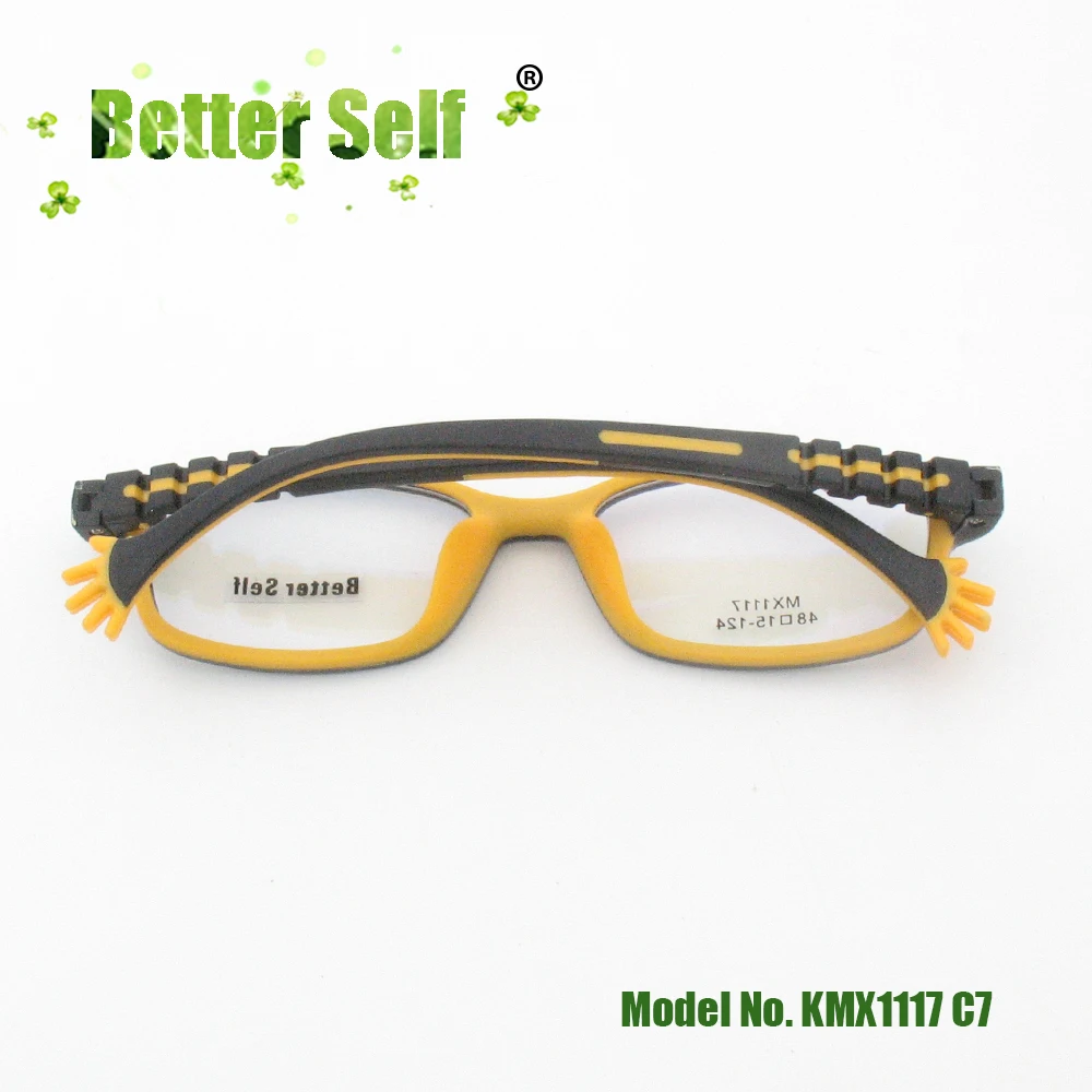 Детские очки оправа для очков очки дети полный обод Оптические очки ручной дизайн Темпл беттер Селф KMX1117