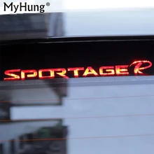 Car Accessories Brake Light Carbon Fiber 3D Sticker Brake Lights Decoration Stickers For Kia Sportage R 2011 To 2015 Car-Styling