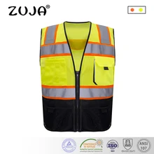 Светоотражающий жилет светоотражающая ткань светофор флуоресцентный красочный Hi-vis сетка Спецодежда