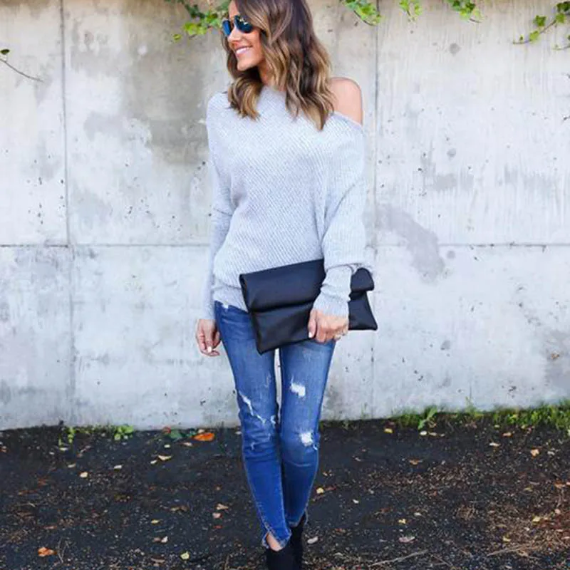 Women-Autumn-Winter-Loose-Long-Knitted-Sweater-Batwing-Sleeve-One-Shoulder-Loose-Sweater-Jumper-Fashion-Tops-Thin-Pullovers-TP0001 (10)
