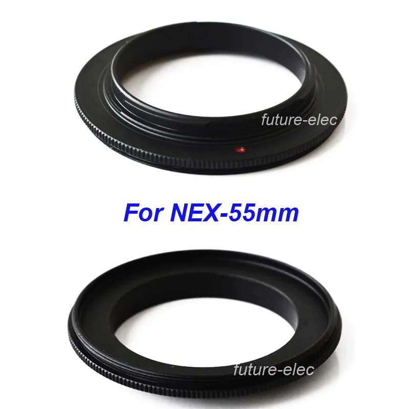 

55 55mm Macro Reversing Reverse Camera Lens Lenses Adapter Converter Ring Close Up for Sony NEX Micro DSLR Digital SLR E Mount