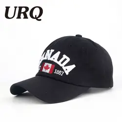 URQ бренд Канада письмо вышивка бейсбол шапки снепбеки для мужчин wo для отдыха шляпа кепки 4052