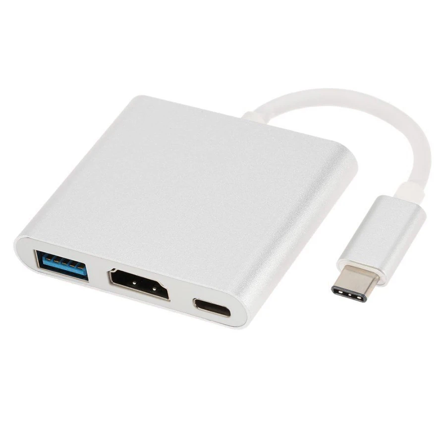 USB 3.1 Type C To HDMI USB 3.0 Adapter Thunderbolt 3 USB-C HUB to HDMI 4K 1080P Multi-Port  Converter Cable for Macbook HD TV (2)