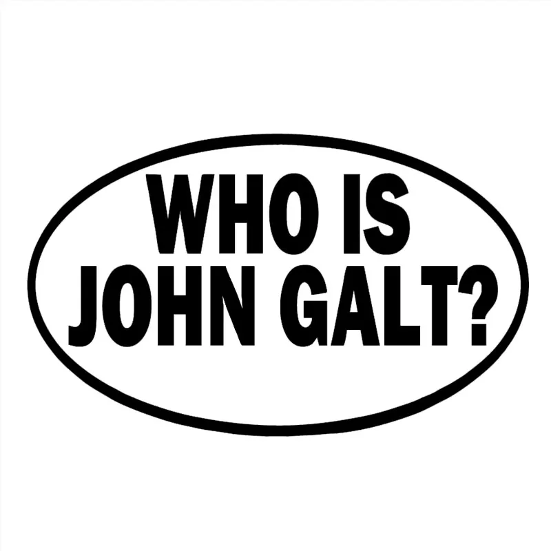 Who Is John Galt Bumper Sticker