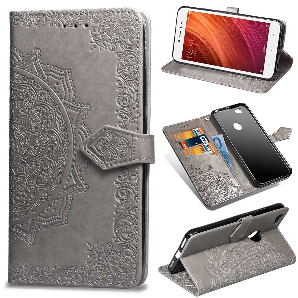 

Mandala Flip Leather Wallet Stand Cover For Redmi 5a note 5a Redmi 6 6a Phone For Xiaomi Mi a2 lite Redmi 5 plus Note 5 Pro case