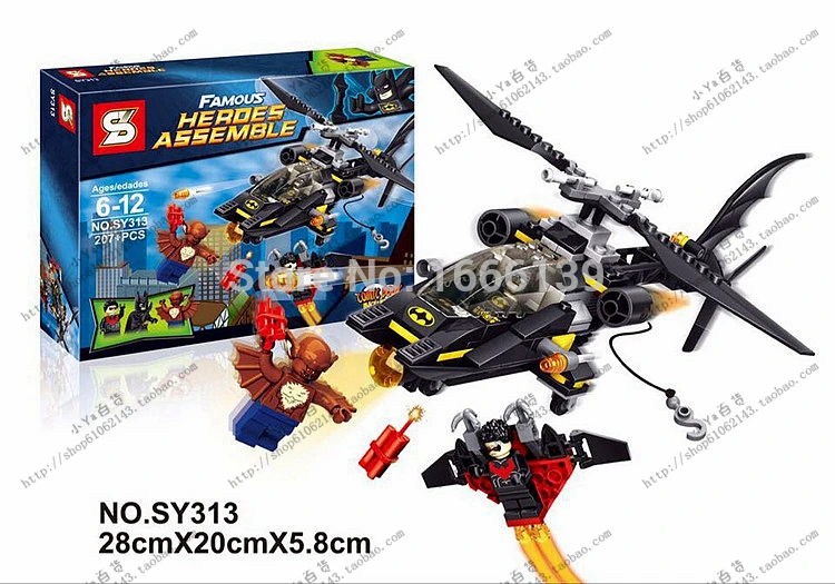 SY313 The Avenger Super Heros Batman Assemble Minifigure Building Block Toys Action Figure Compatible With font