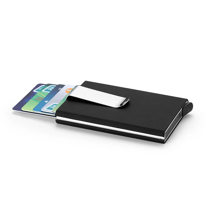 Men Women Credit Card holder Automatic Card Sets New Fashion Business ID Cards Aluminum Wallet Organizer Money Purse Bag PC0057 (13)