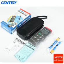 K Тип/Dual Core Вход/ПК Интерфейс цифровой термометр CENTER301