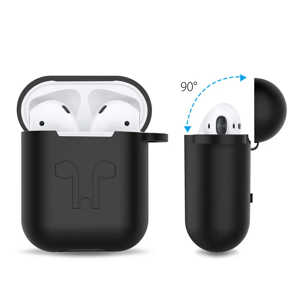 Силиконовый чехол Apple AirPods ремешок силиконовые Ящики Для Хранения Чехол защитный