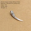 Wolf Tooth Charm Pendant 100% Real 925 sterling silver Jewelry Necklace Pendant Gift for Men Women Makeing fine jewelry F12 ► Photo 2/6