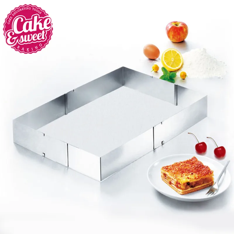 Buy Baking Molds Stainless Adjustable Size Mousse