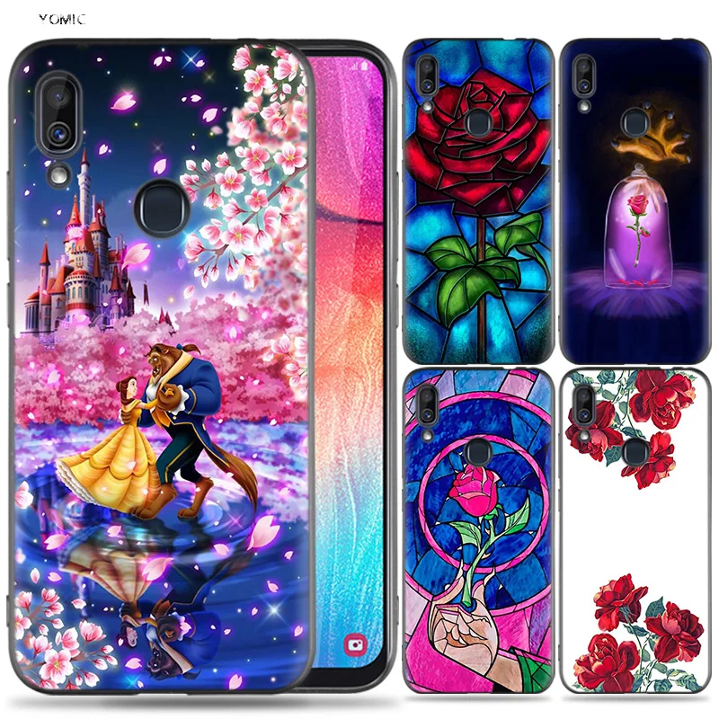 

Silicone Case for Samsung Galaxy A30 A50 A10 A20 A60 A40 M10 M20 M30 A6 A8 J4 J6 J8 Plus A7 A9 2018 Beauty And The Beast