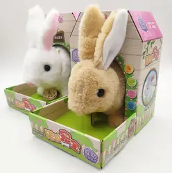 Новое поступление 2019, смешные Развивающие Игрушки для маленьких мальчиков и девочек, милая прогулочная игрушка с кроликом, мягкие в