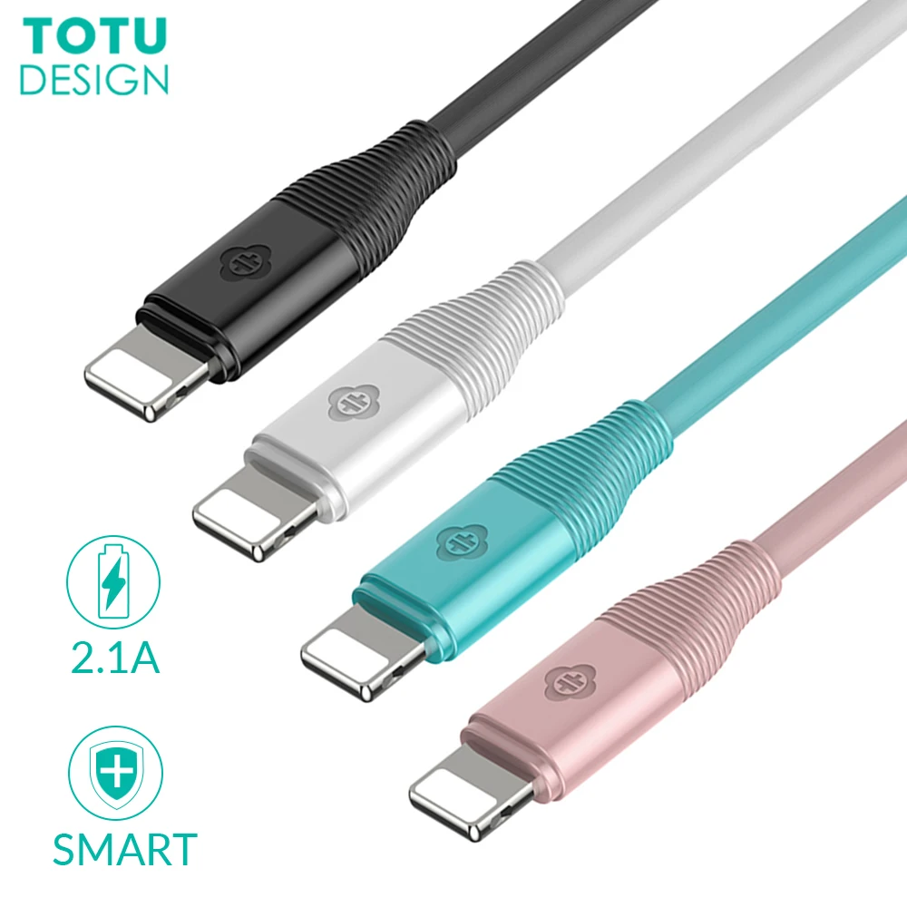 TOTU оригинальный USB кабель для iPhone X 8 7 6 6S Plus Кабель передачи данных быстрой зарядки
