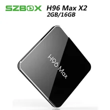 H96 Max X2 4K box 2.4G 5G Wifi Bluetooth Set Top box S905X2 DDR4  Android 8.1 Smart tv box    