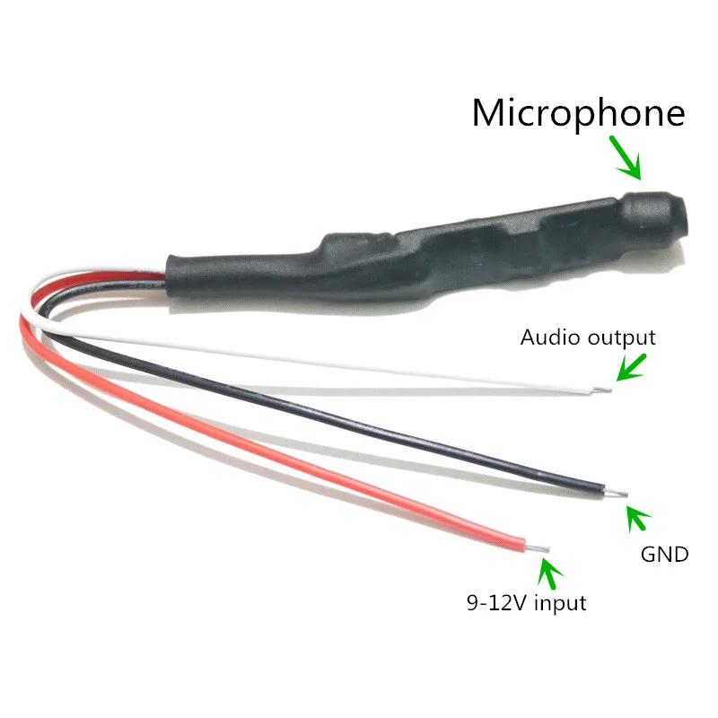 

CS-05D Mini adjustable sound monitor For CCTV Camera Mircophone