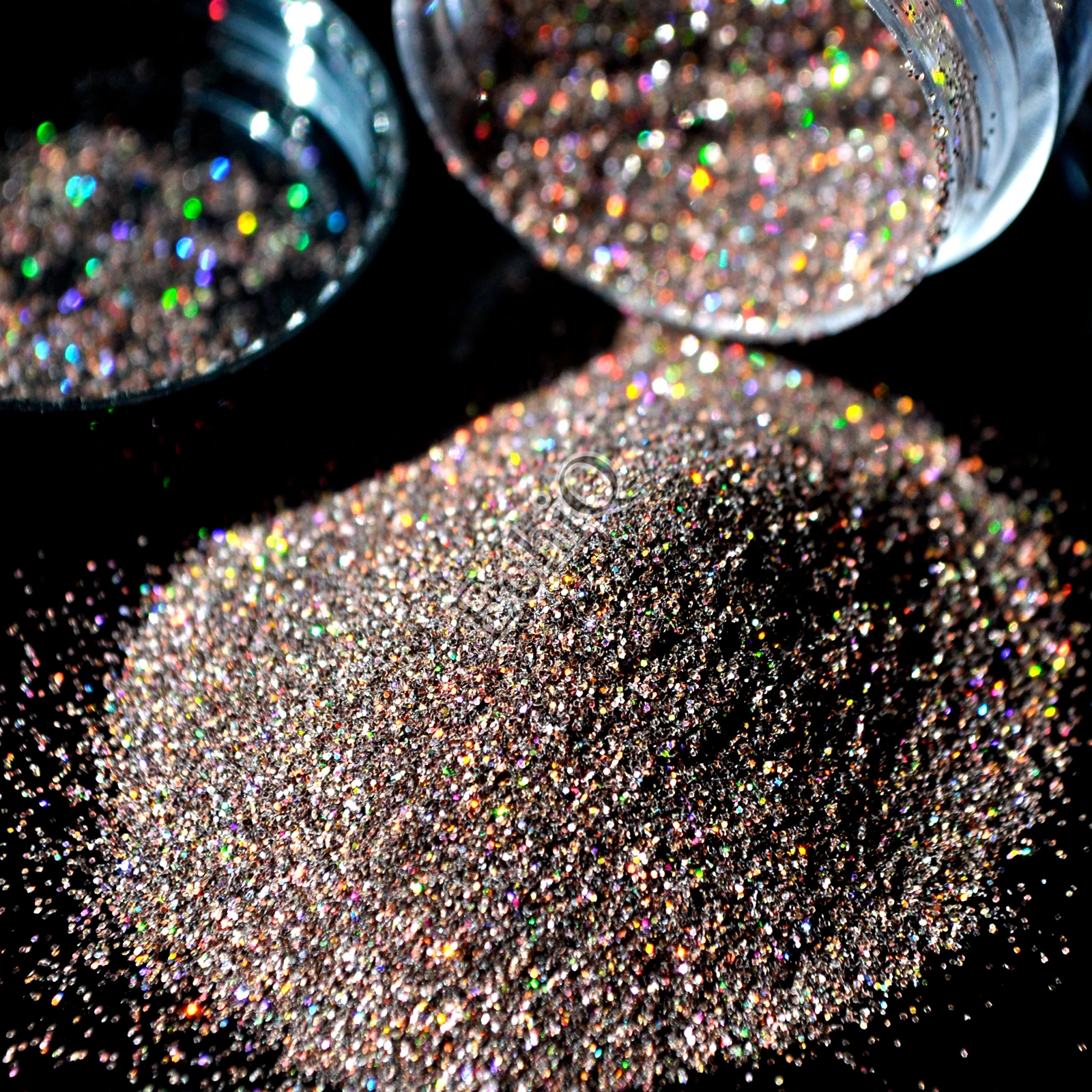Holo Magic Shimmer красочный лак для ногтей темно коричневый лазерный кофейный порошок