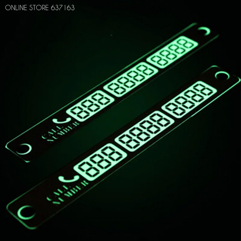 

Temporary Parking Card Luminous Phone Number Card Plate For Chevrolet Captiva Trax Sail Orlando Lacetti Suzuki Swift Accessories