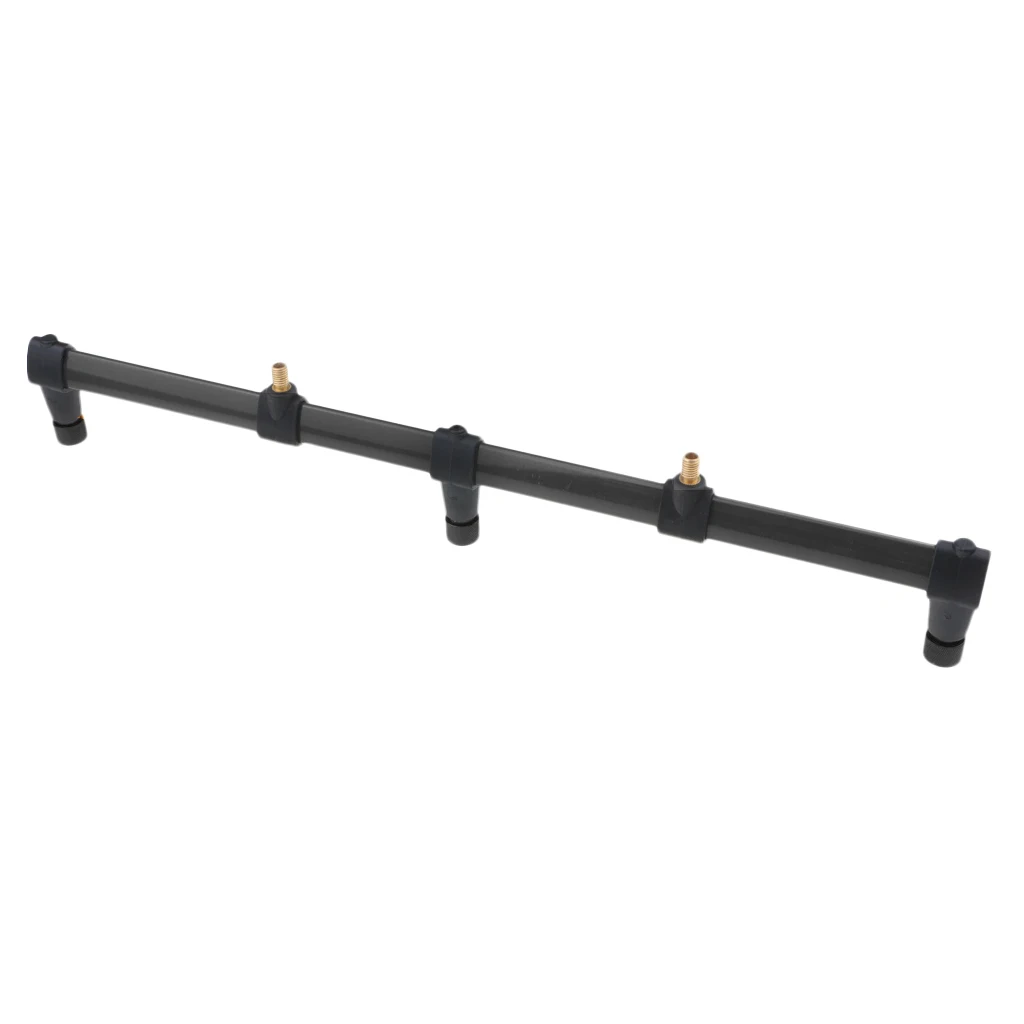 Черная стальная Удочка Pod Buzz Bar для 3 удочки держатель/сигнализация укуса 50,5 см