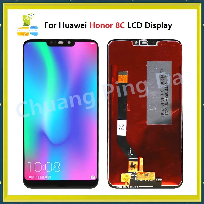 ЖК дисплей для Huawei Honor 8C сенсорный экран с дигитайзером в сборе детали замены