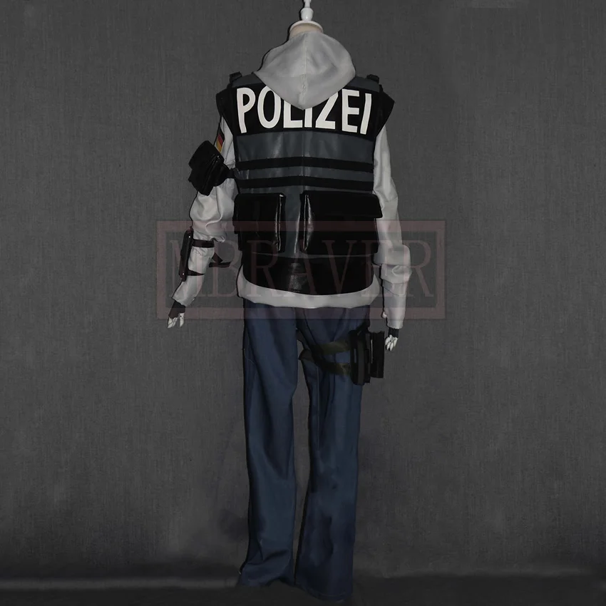 Custom-Made Tom Clancy's Rainbow Six Siege IQ Monika Weiss Halloween Uniform Outfit Cosplay Costume image 3